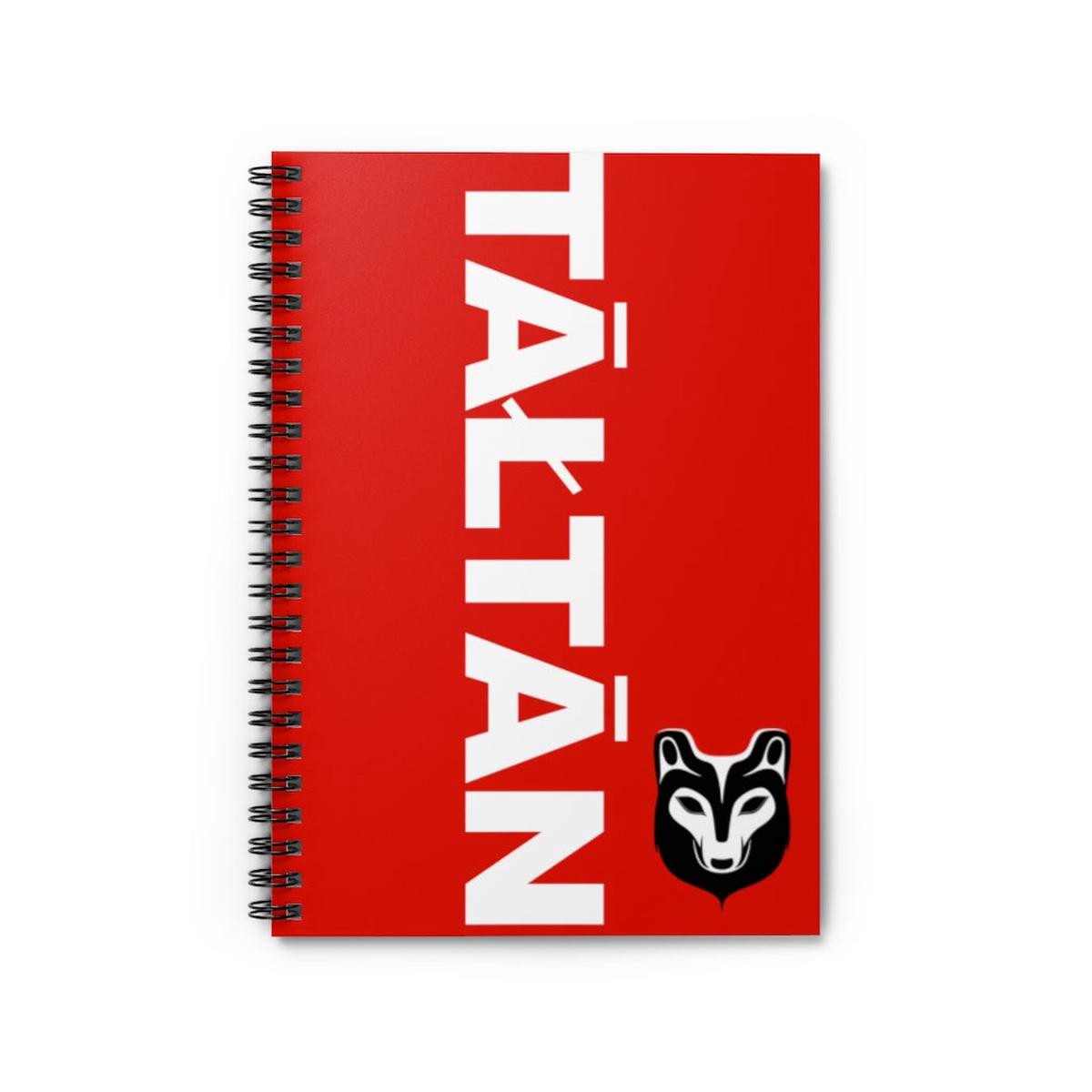 Ttn Wolf Spiral Notebook - Ruled Line