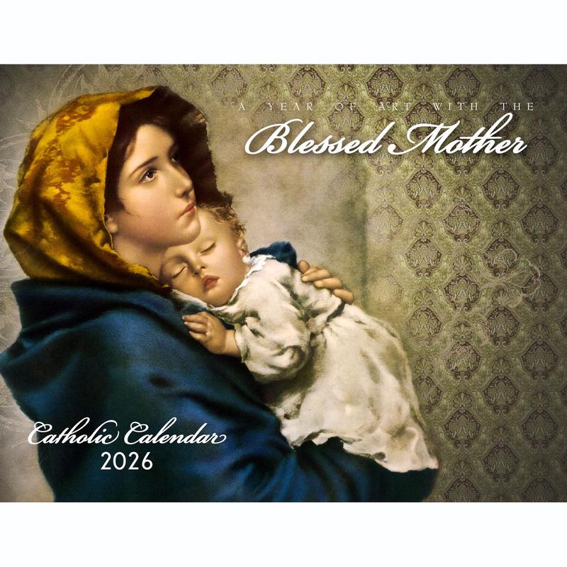 2026 Mary in Art Catholic Wall Calendar
