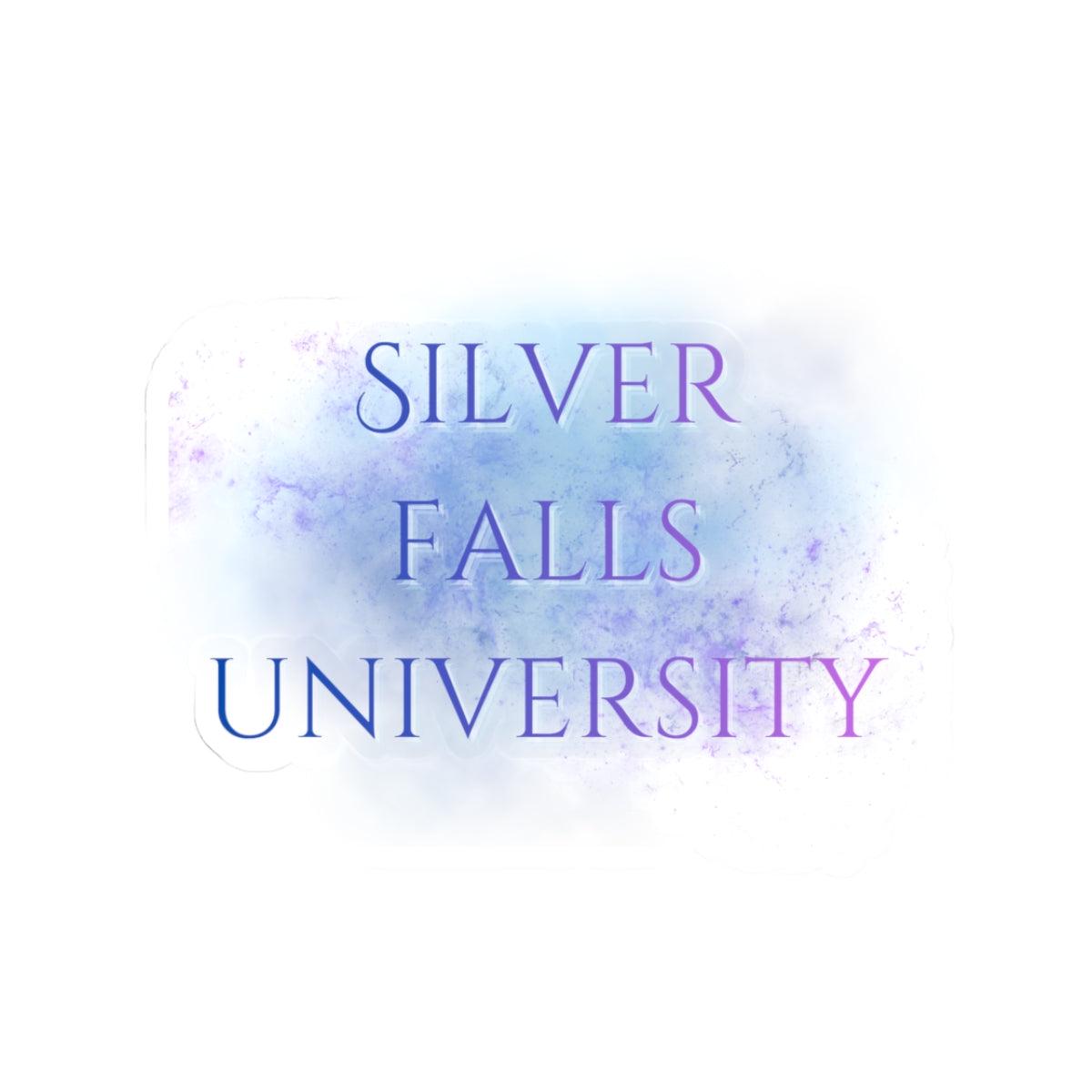 Silver Falls University Watercolor Logo Sticker  Kiss-Cut Laptop Decal