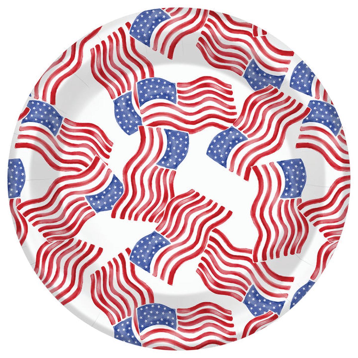 STARS & STRIPES DESSERT PLATE