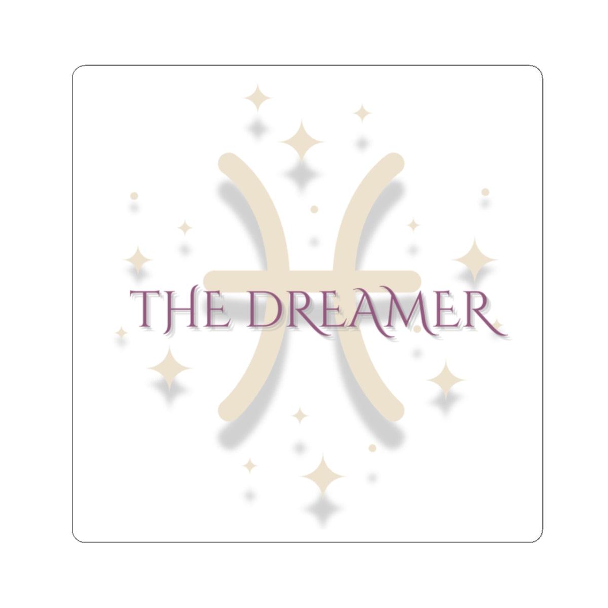 The Dreamer Pisces Zodiac Sticker  Astrological Kiss-Cut Decal