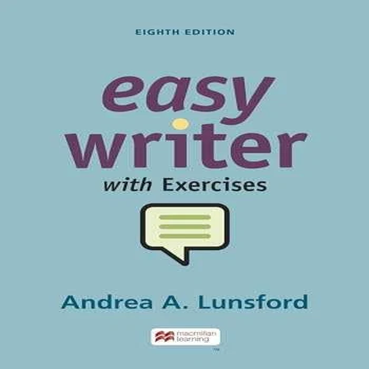 EasyWriter with Exercises - Spiral-bound, by Andrea A. Lunsford - Very Good