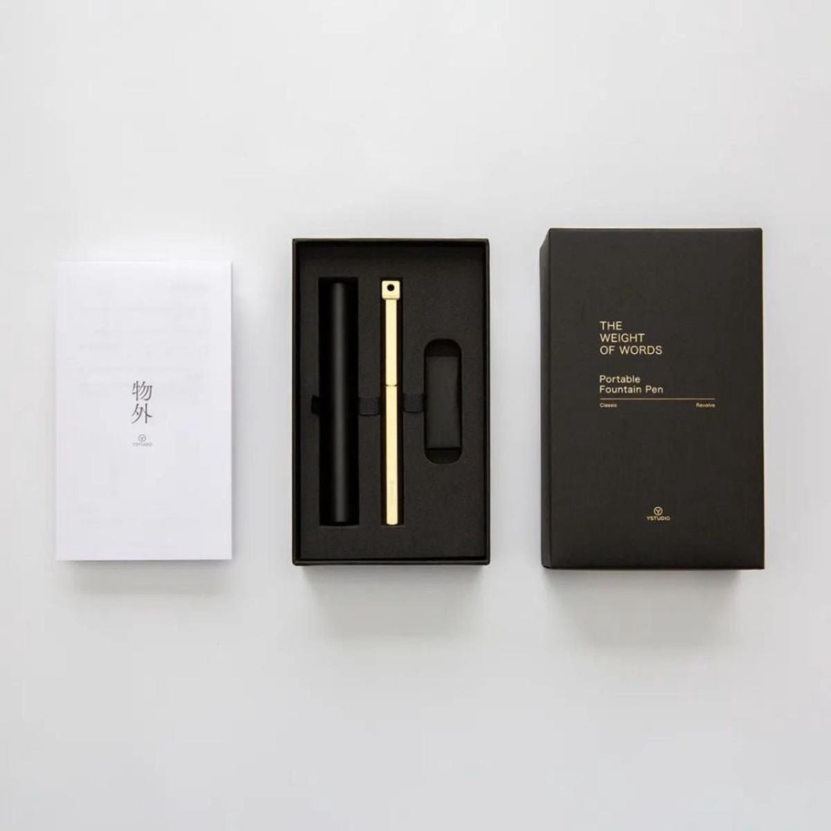 Ystudio Taiwan  Brass Portable Fountain Pen