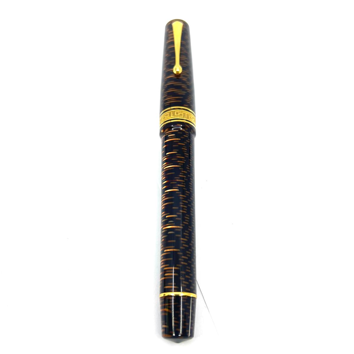 ASC (Armando Simoni Club) Oversized Bologna Celluloid Extra Bronze Skyscraper Limited Edition Fountain Pen - Flexible Medium Magic Flex 14kt Nib - Only 50 Fountain Pens Produced