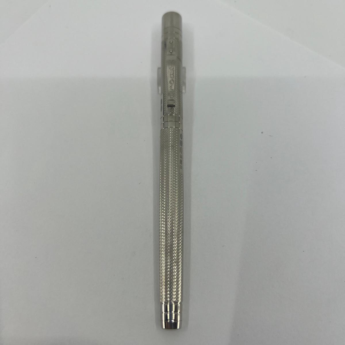 Yard-O-Led Viceroy Standard Barley Sterling  Silver .925  Fountain Pen - Medium 18kt Gold Nib