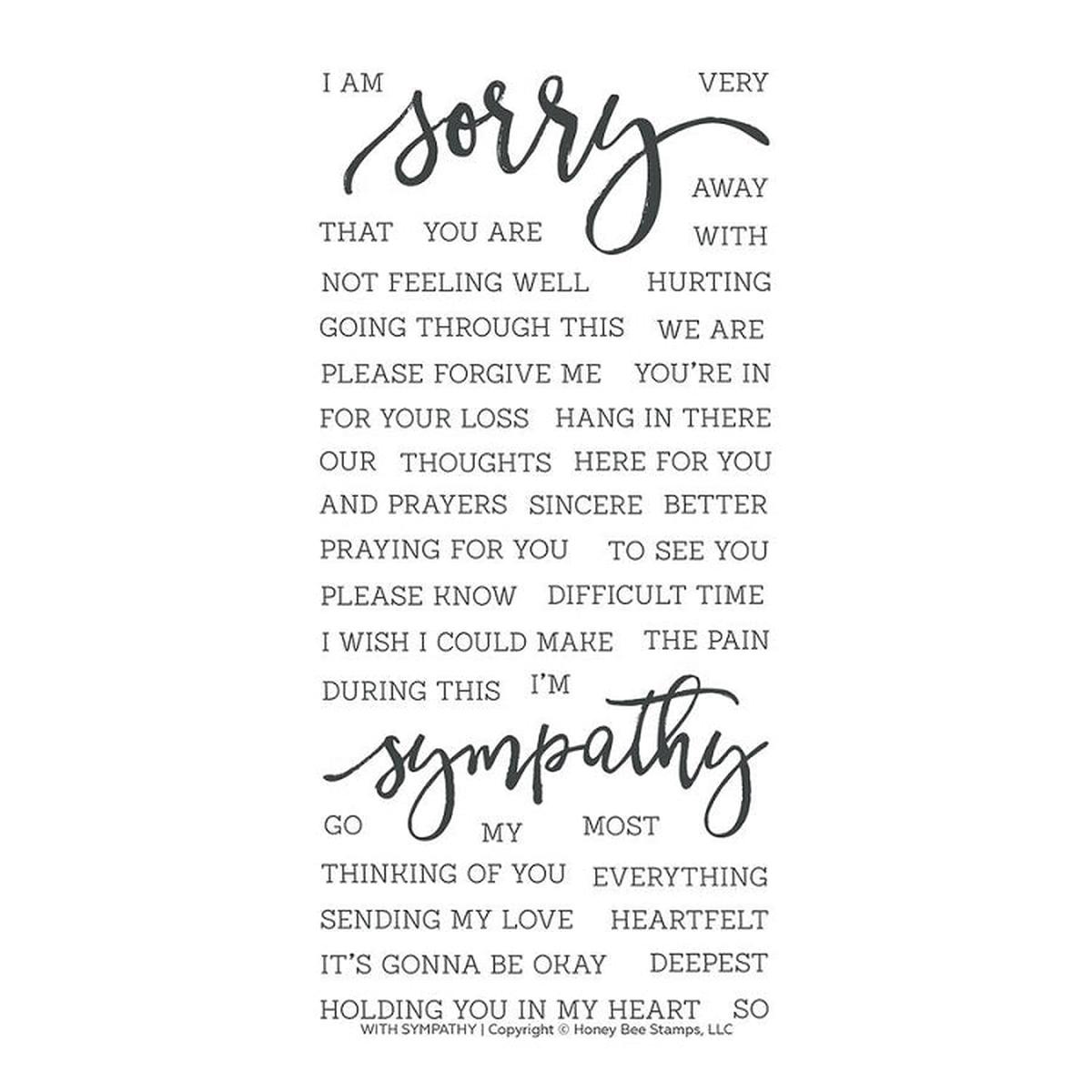 With Sympathy Stamp Set
