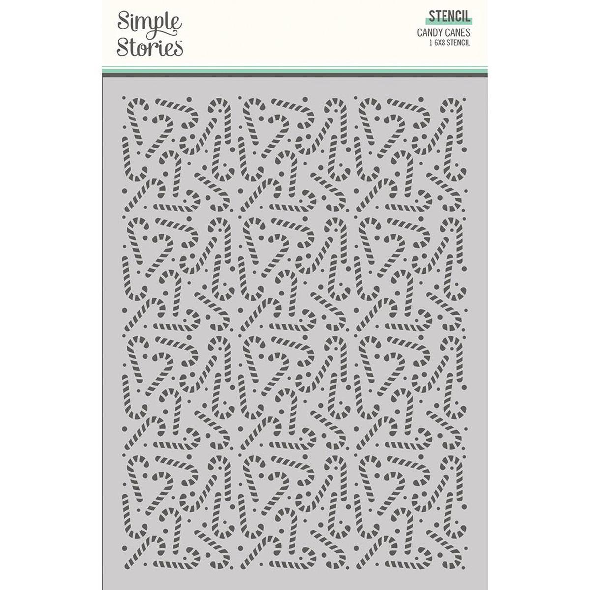 Candy Canes Mix & A-Mingle Stencil