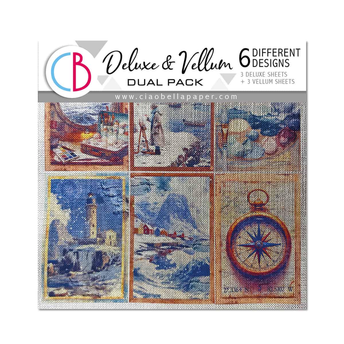 Deluxe & Vellum Dual pack 15 x 15 cm - 6-pack An artist Journey