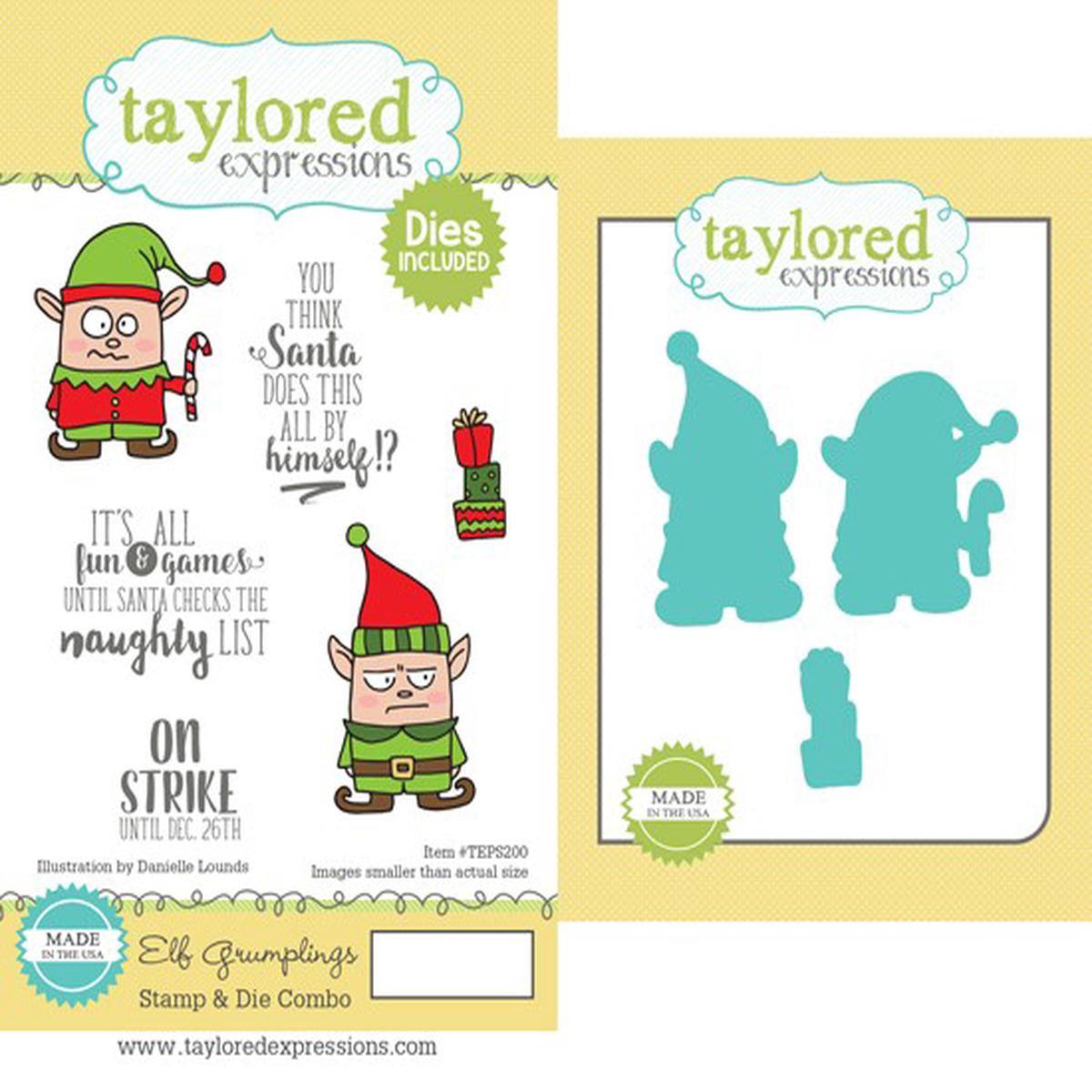 Elf Grumplings Stamp & Die