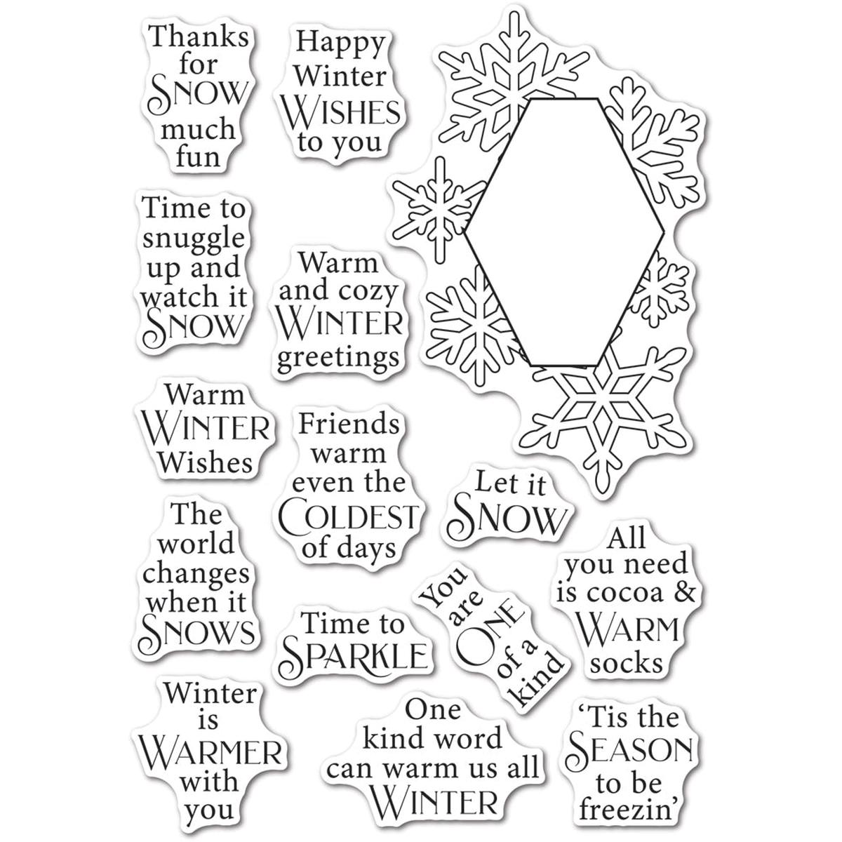 Wintertime Sentiments Stamp Set