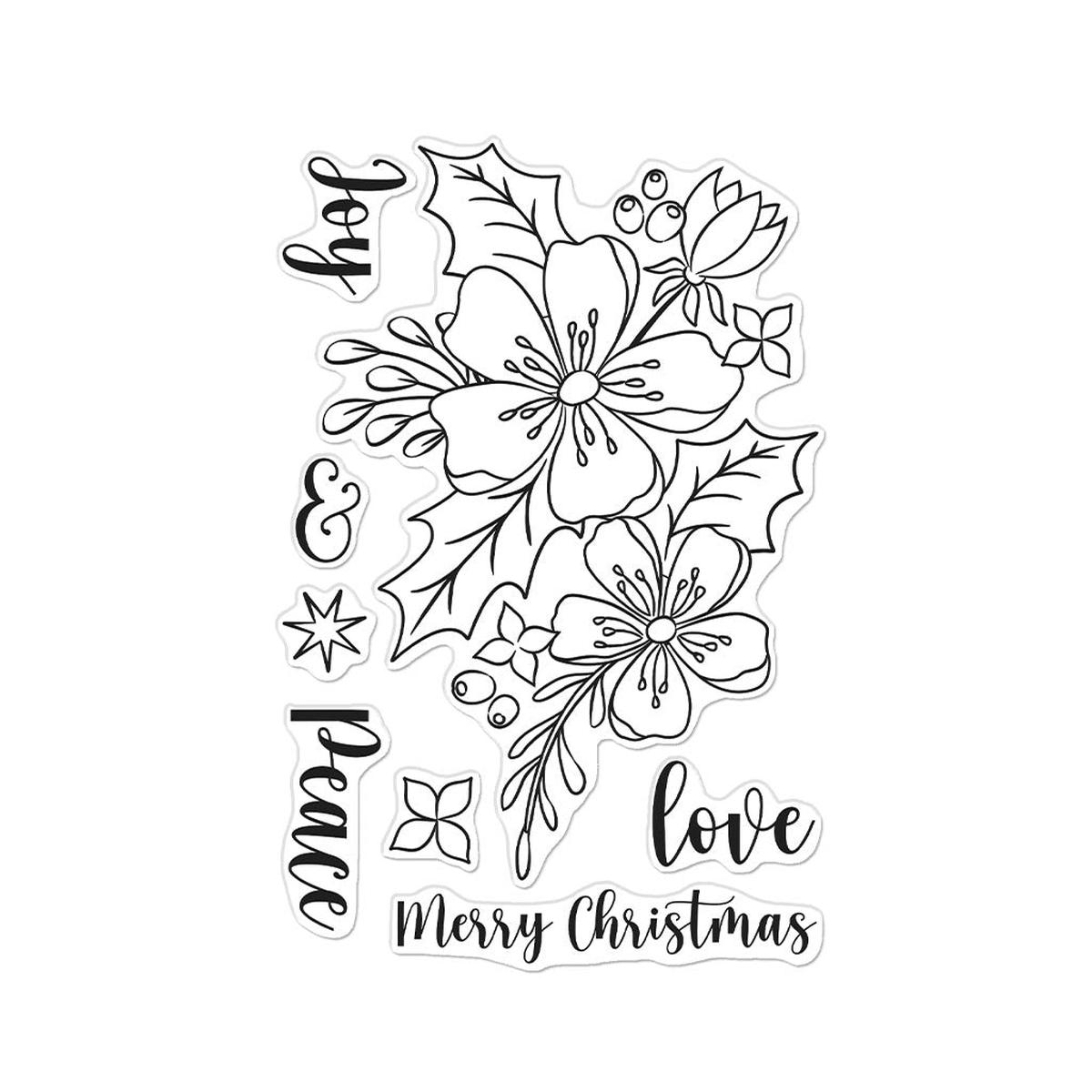 Christmas Rose Stamp Set