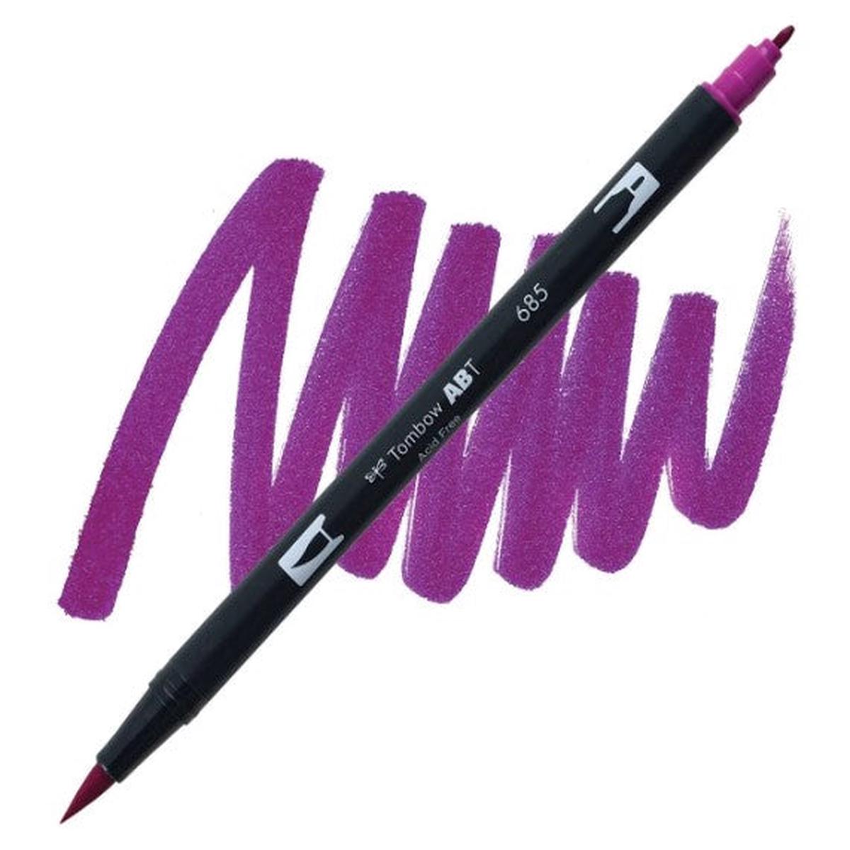 Dual Brush Marker Deep Magenta