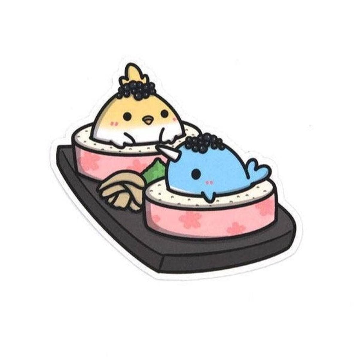 Sushi Vinyl Sticker - Narnar & Chichi Soy