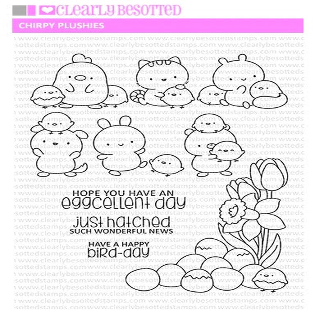 Chirpy Plushies Stamp Set