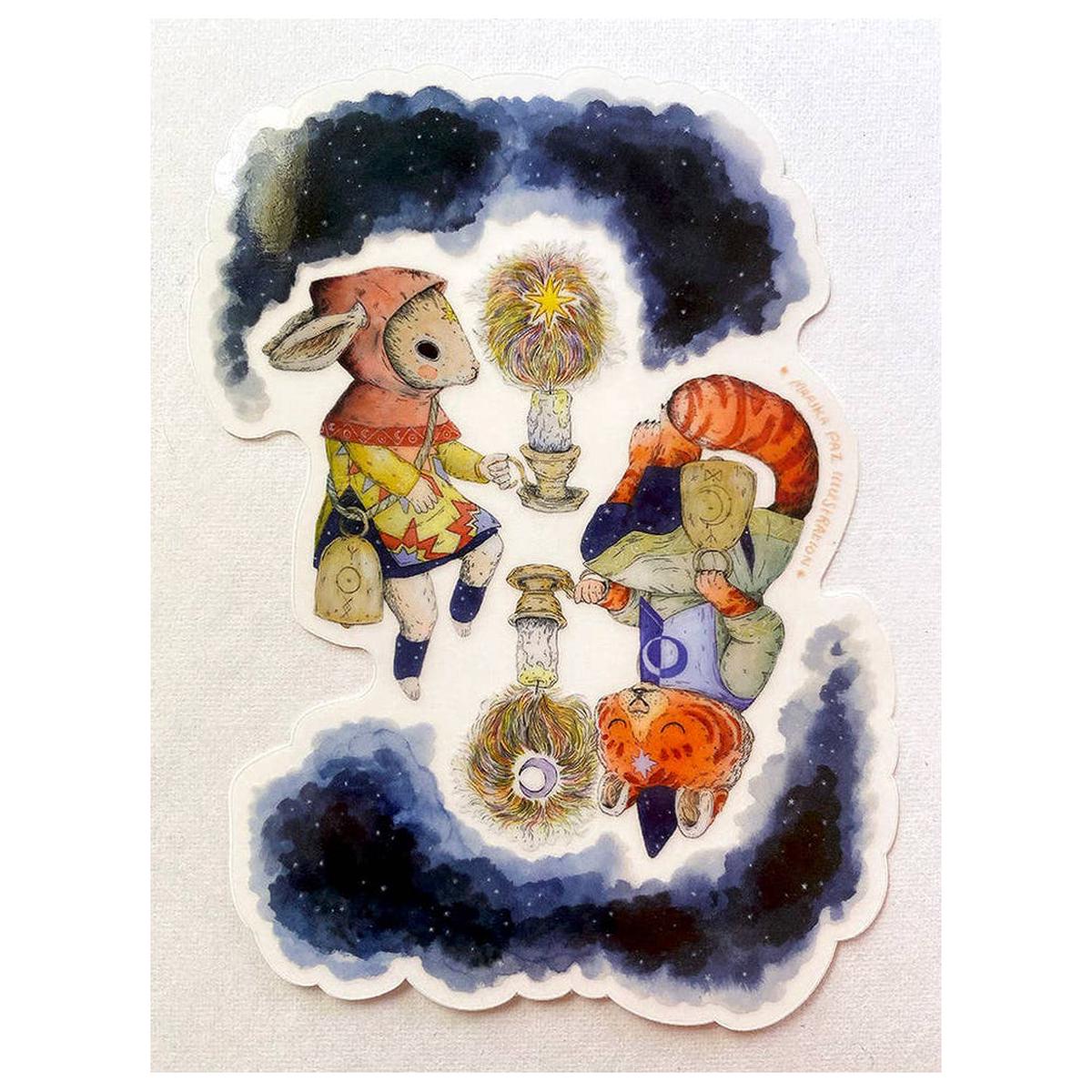 Marika Paz Illustration - Celestial Beings Sticker