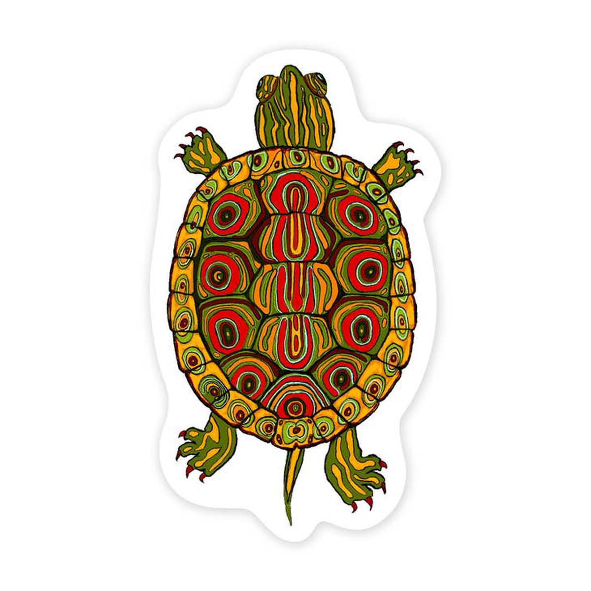 Painted Turtle Sticker