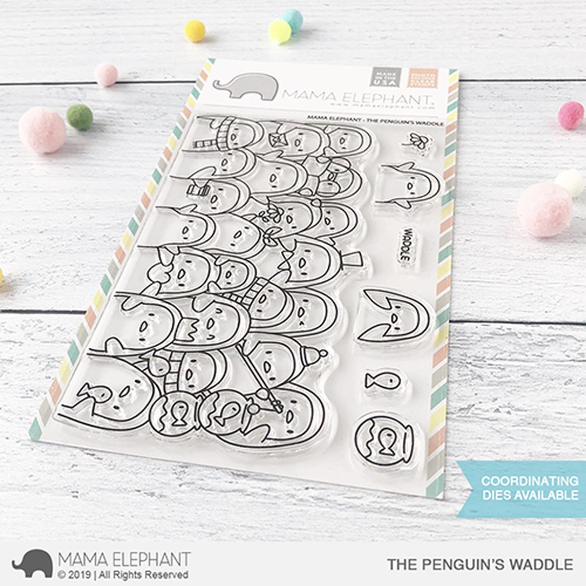 The Penguin's Waddle Stamp Set