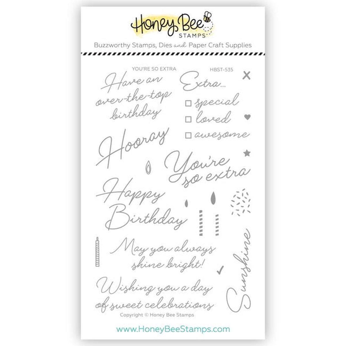 You're So Extra Stamp Set
