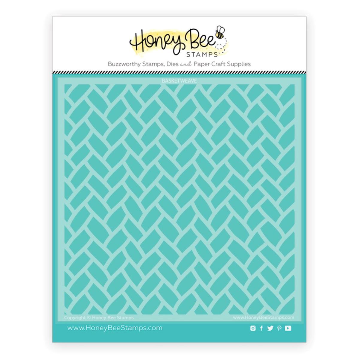 Basketweave Stencil
