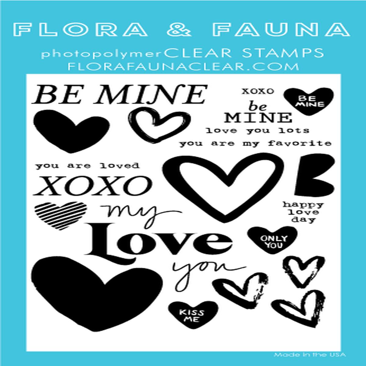 Be Mine Word Stamp Set