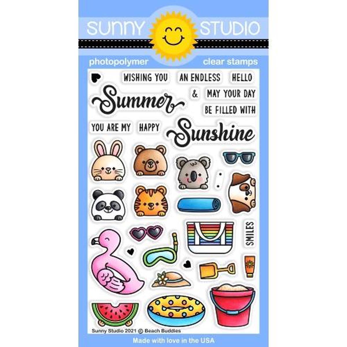 Beach Buddies Stamp Set