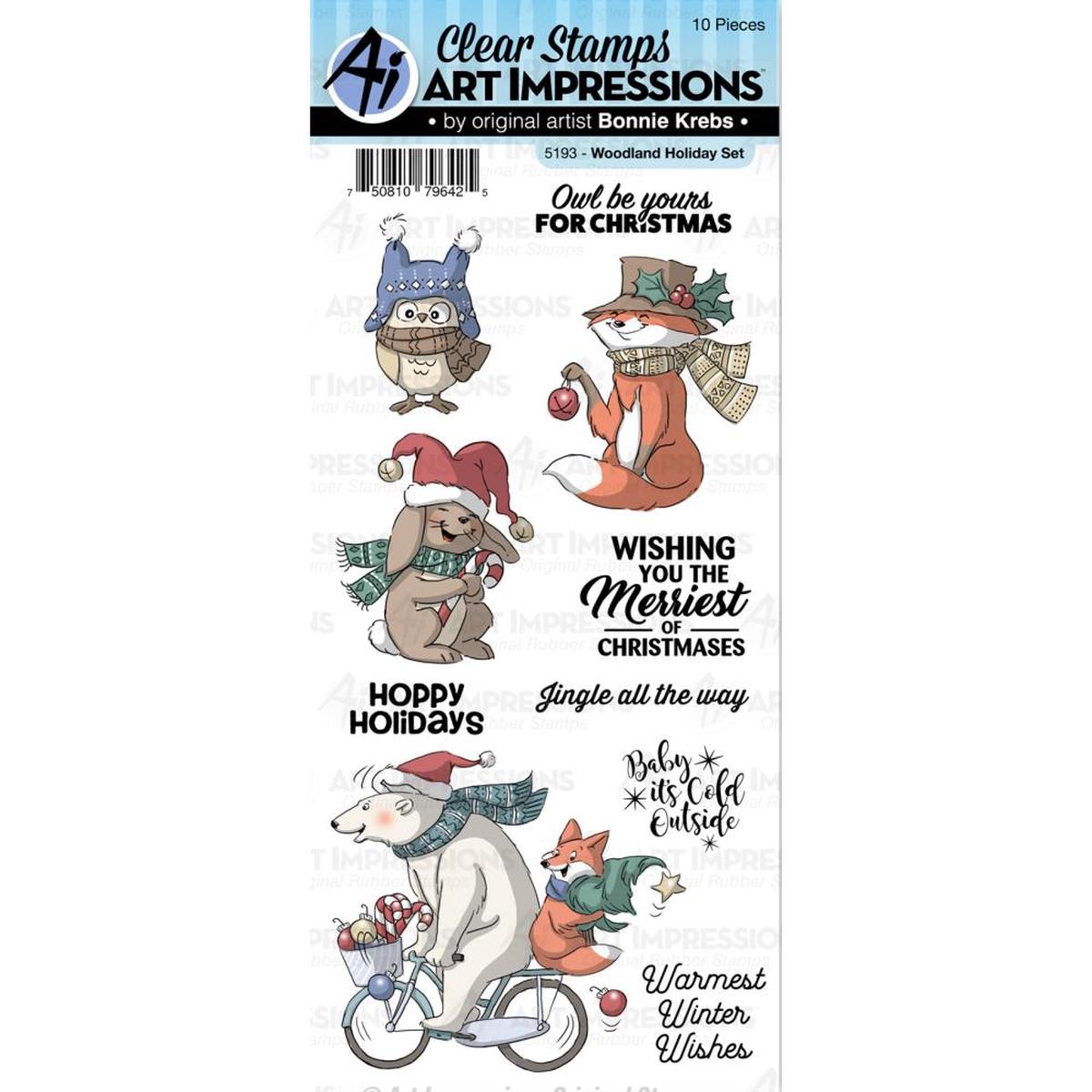 Woodland Holiday Stamp Set