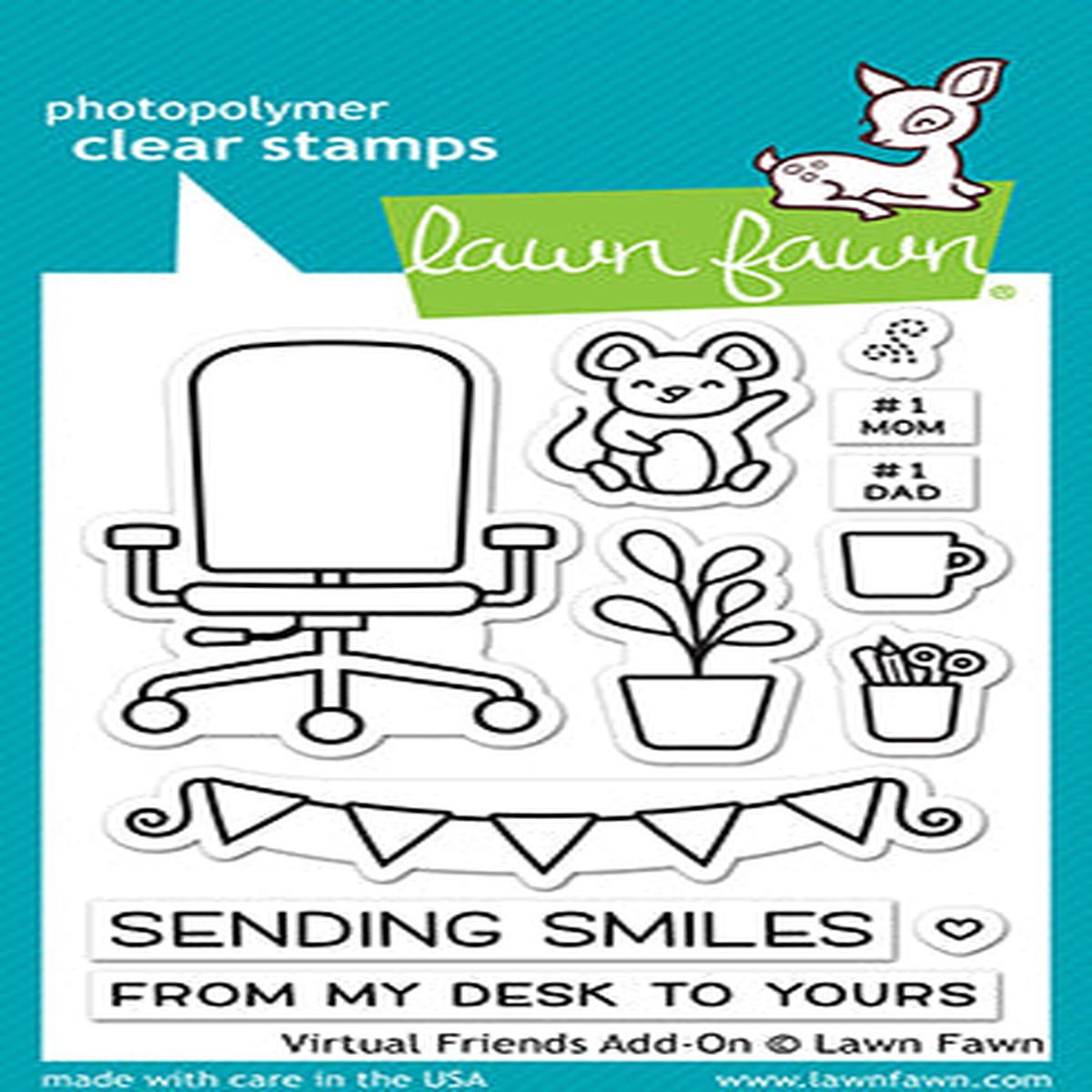Virtual Friends Add-On Stamp Set