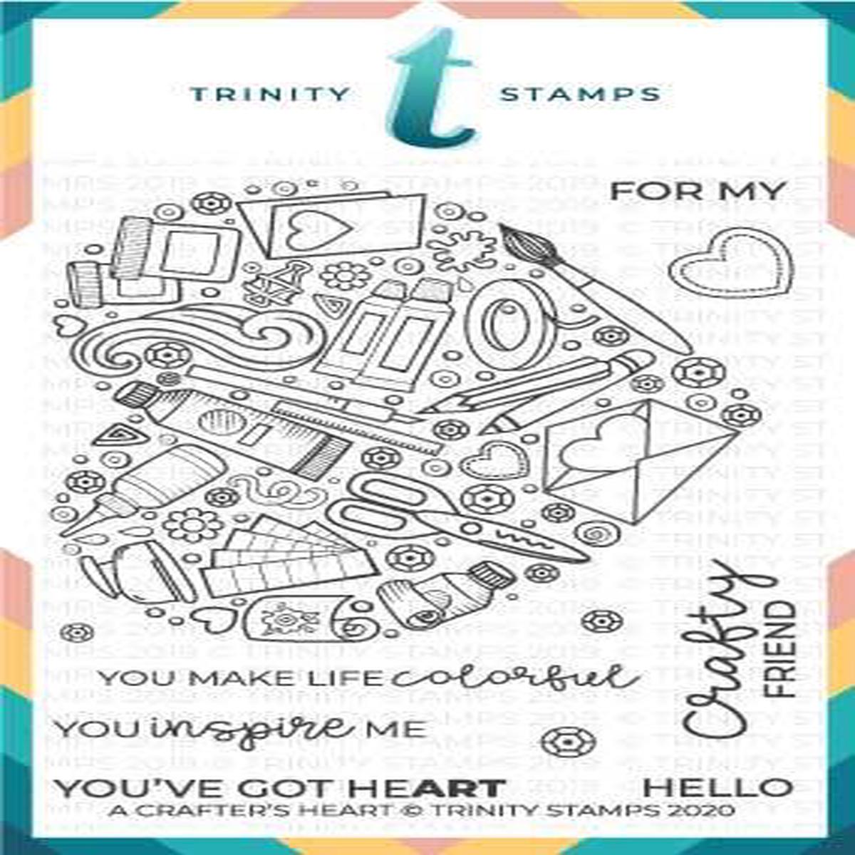 A Crafters Heart Stamp Set