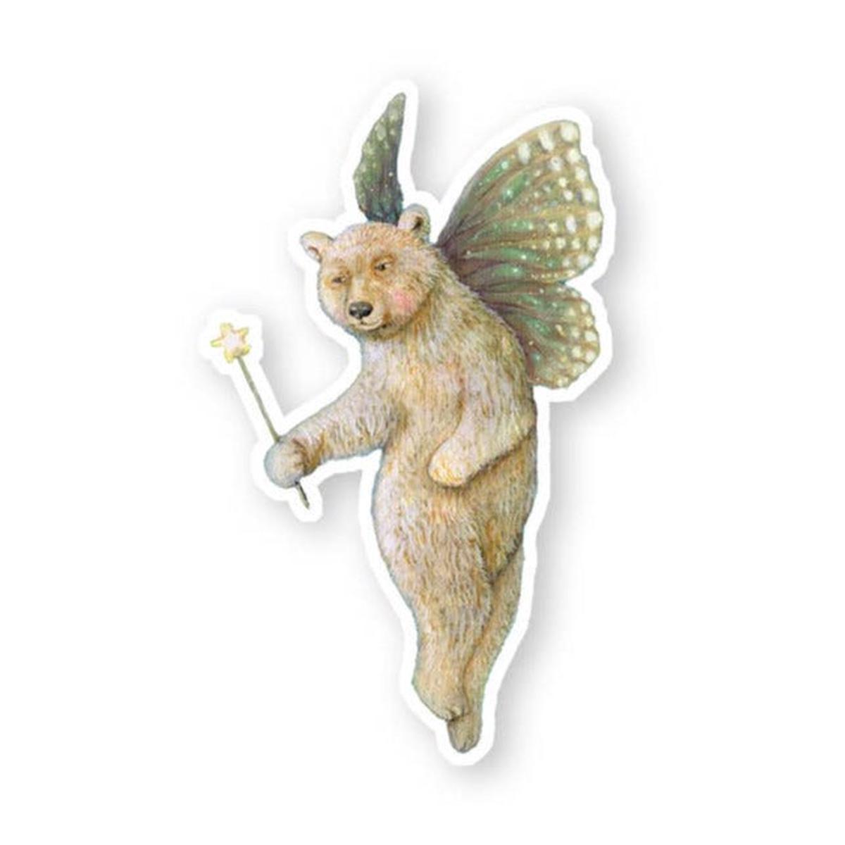 Faerie Bear Vinyl Sticker
