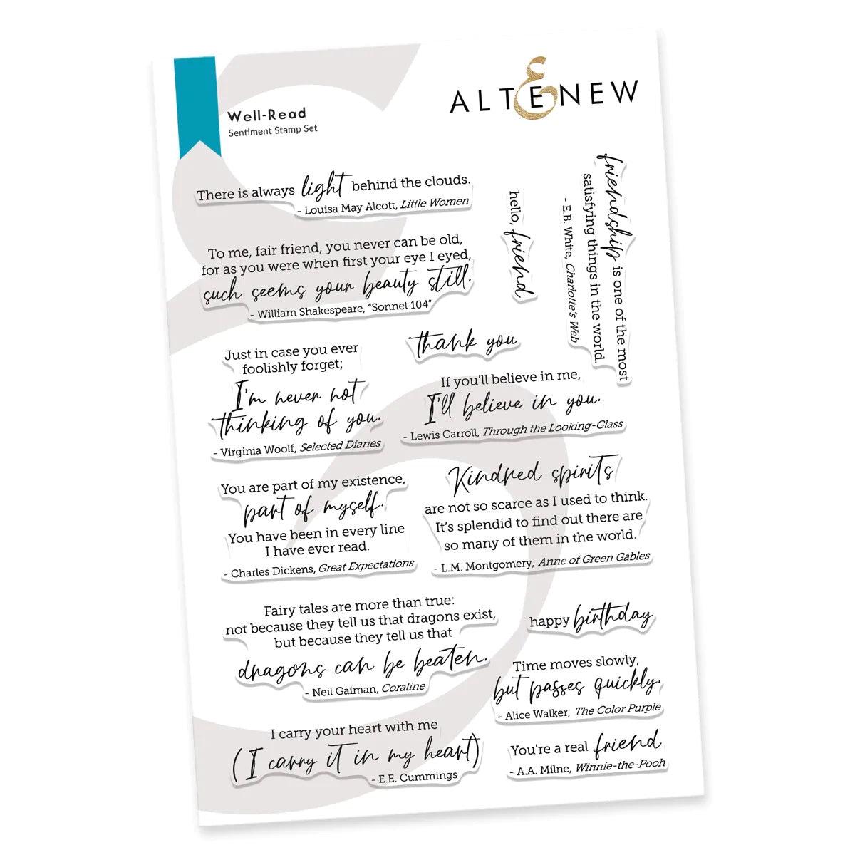 Well-Read Stamp Set