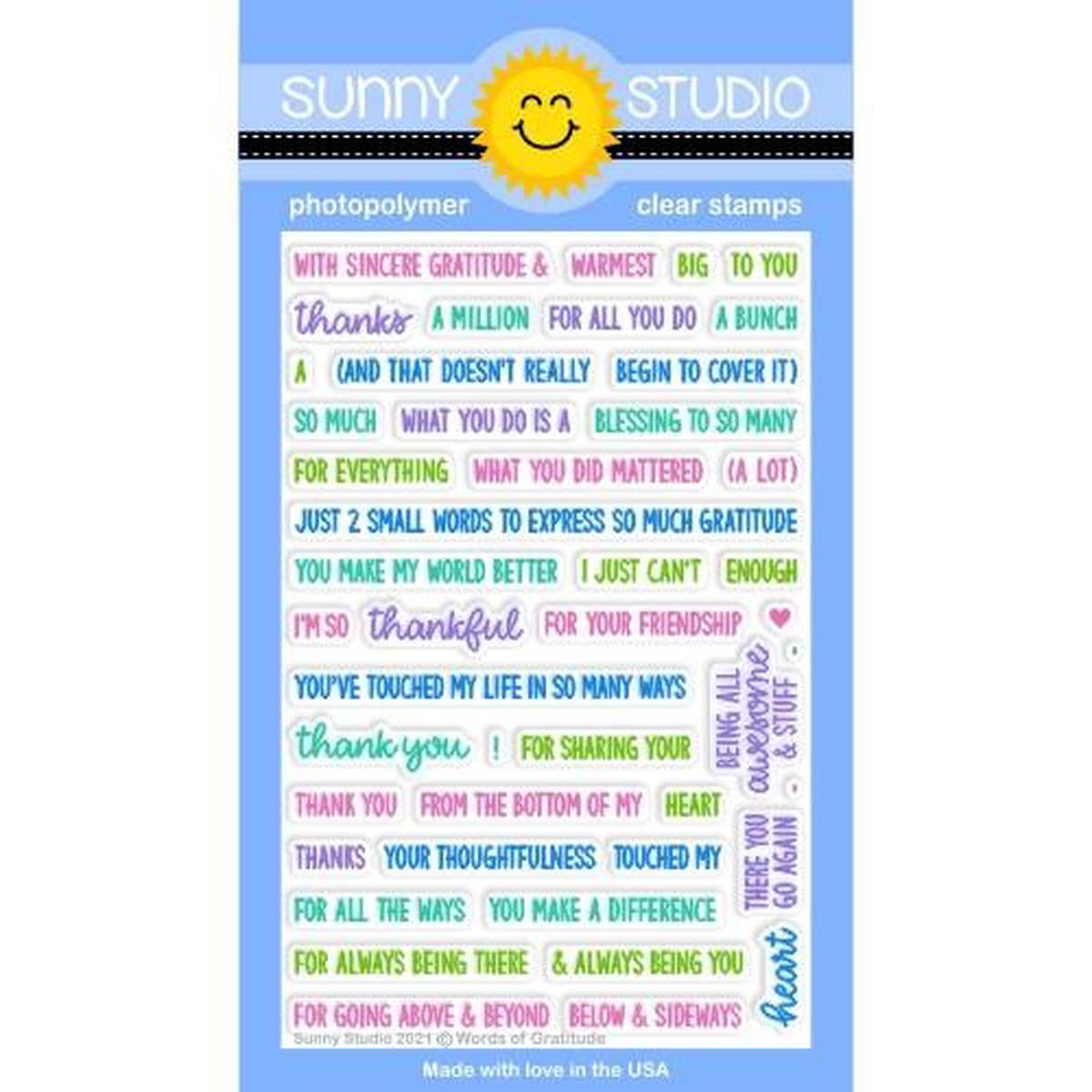 Words of Gratitude Stamp Set