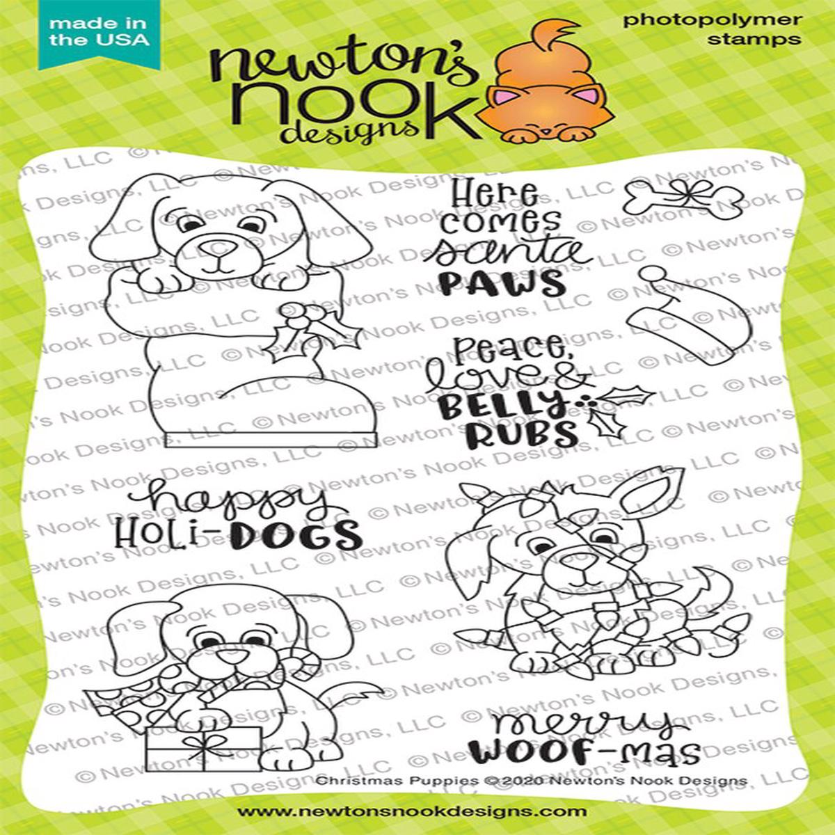 Christmas Puppies Stamp Set