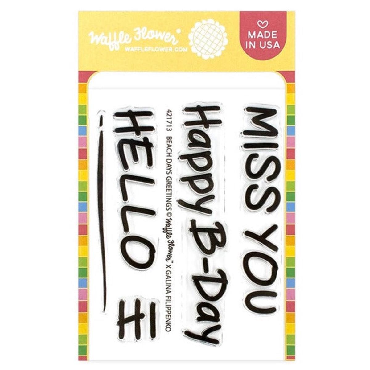 Beach Days Greetings Stamp Set