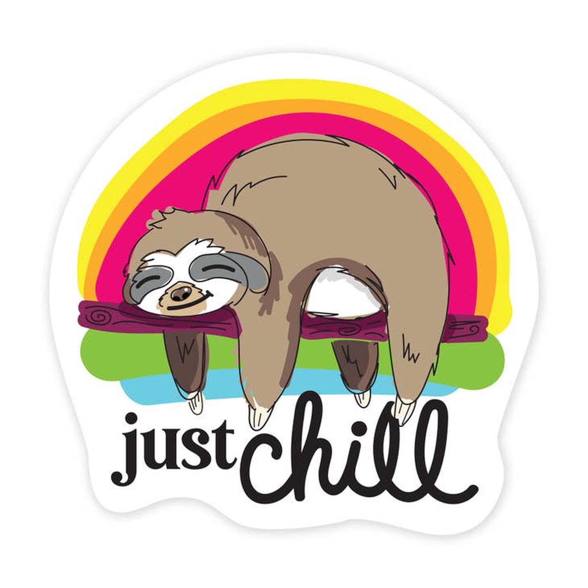 Chill Sloth Sticker