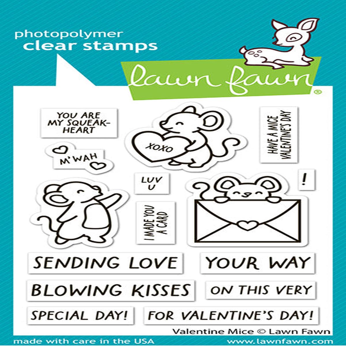 Valentine Mice Stamp Set