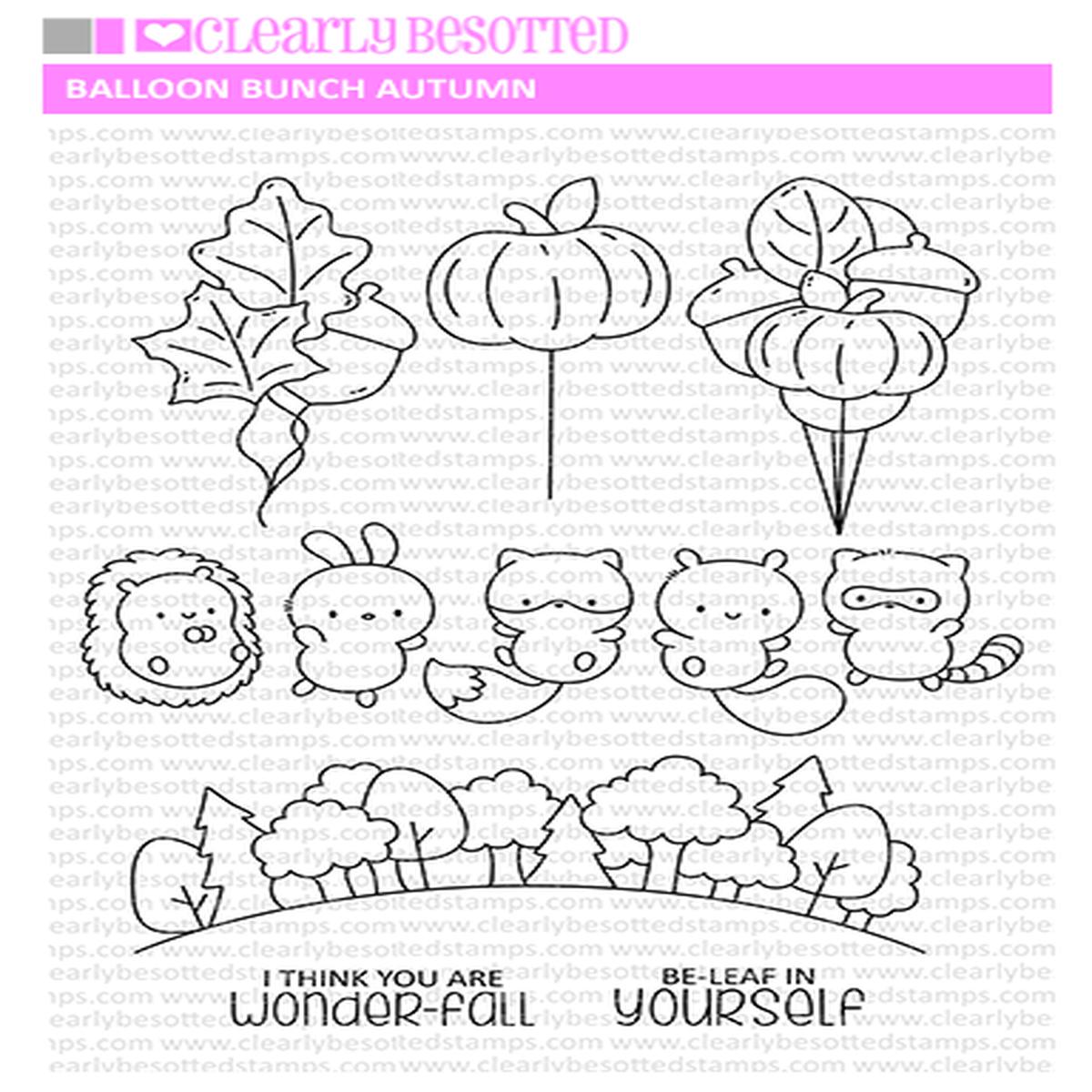Balloon Bunch Autumn Stamp Set