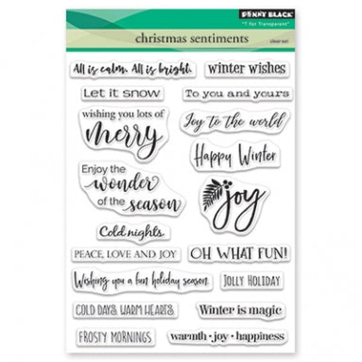 Christmas Sentiments Stamp Set