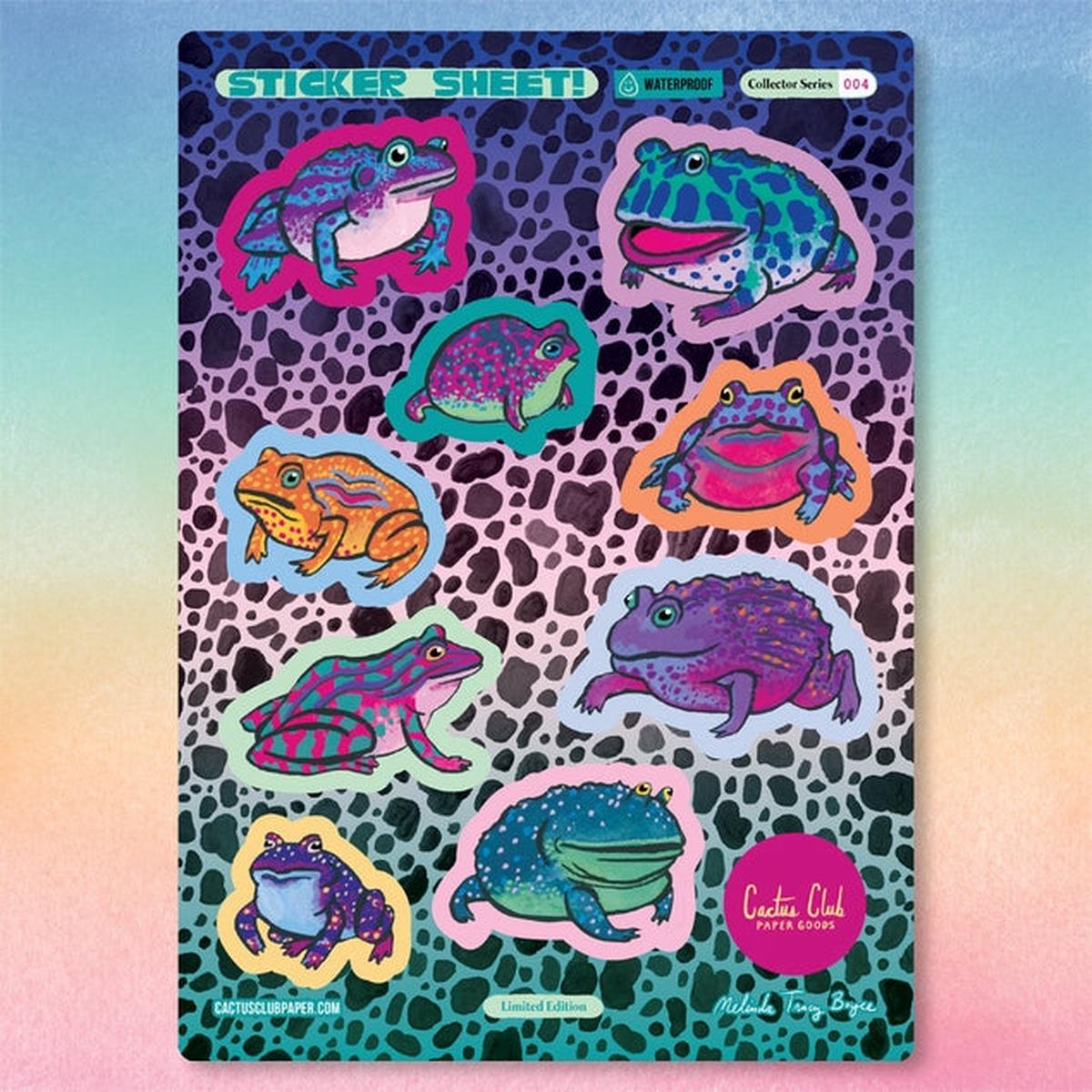 Froggy Fever Sticker Sheet