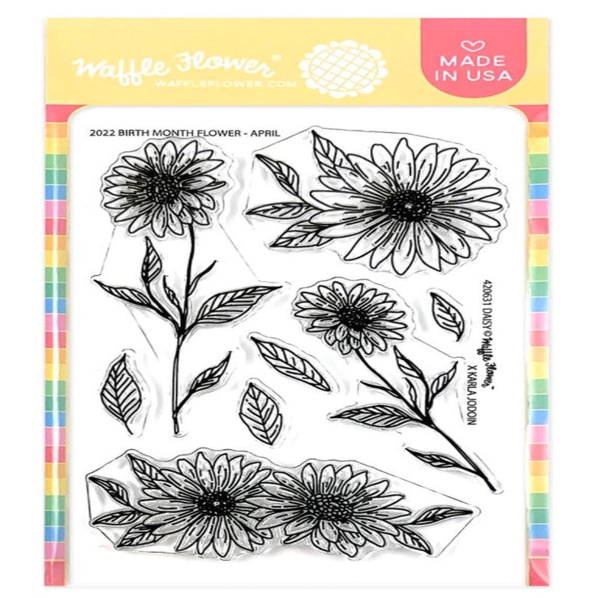 April Birth Flower- Daisy Stamp Set