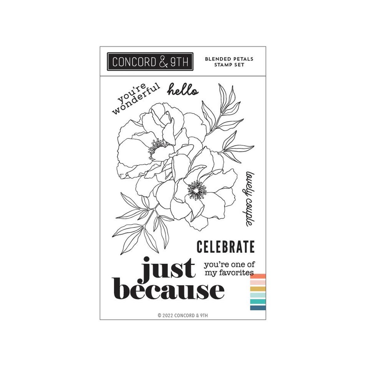 Blended Petals Stamp Set