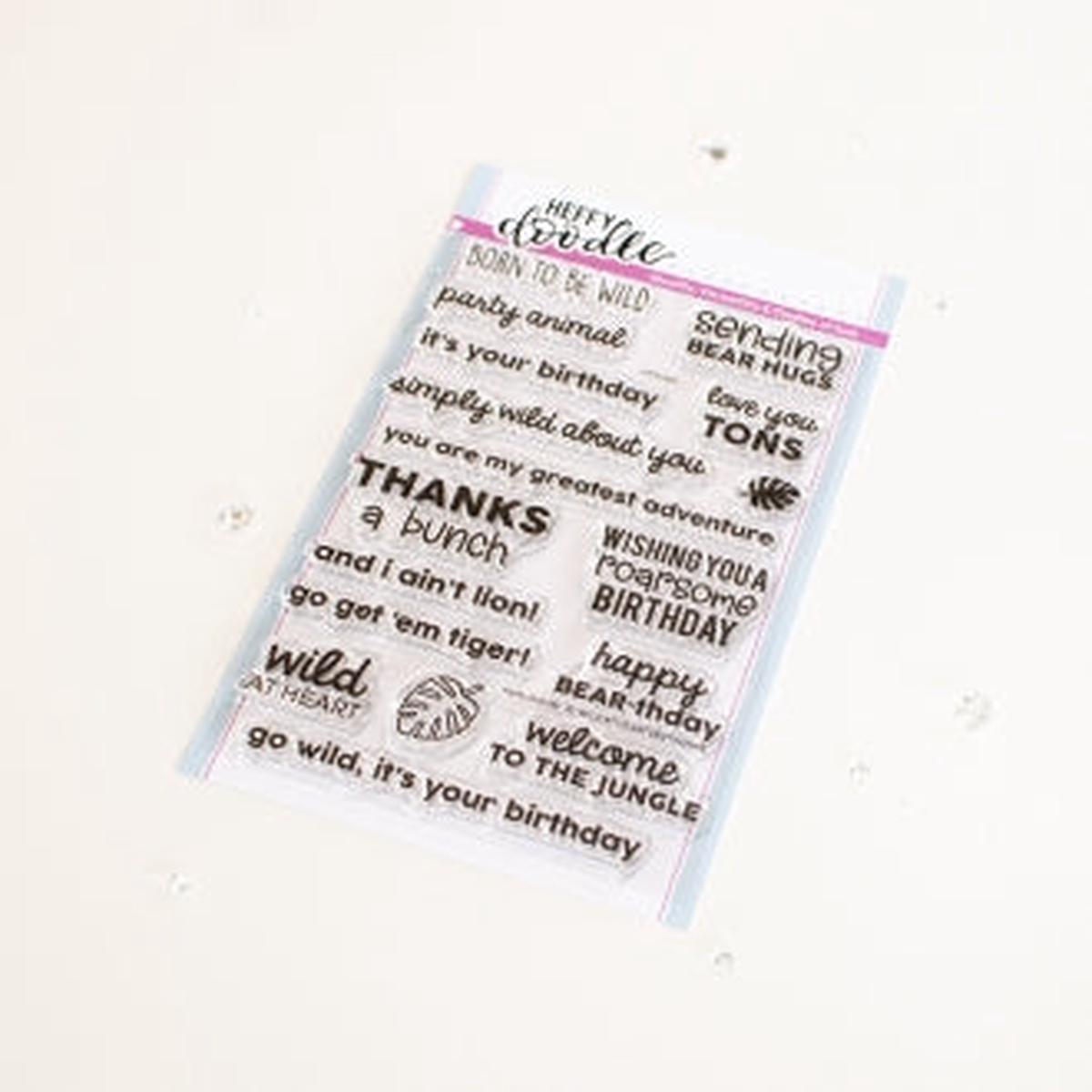 Wild At Heart Sentiment Stamp Set