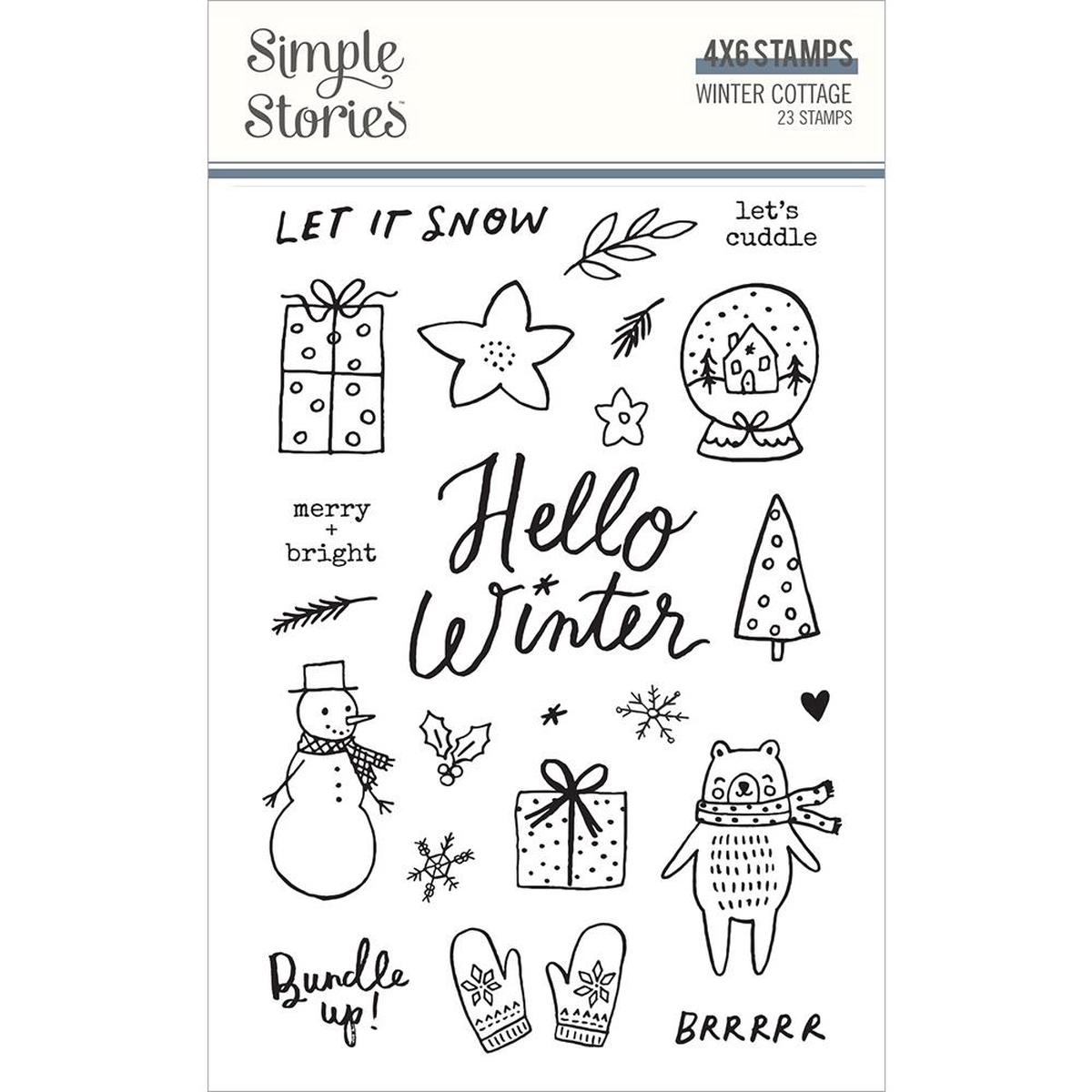 Winter Cottage Stamp Set