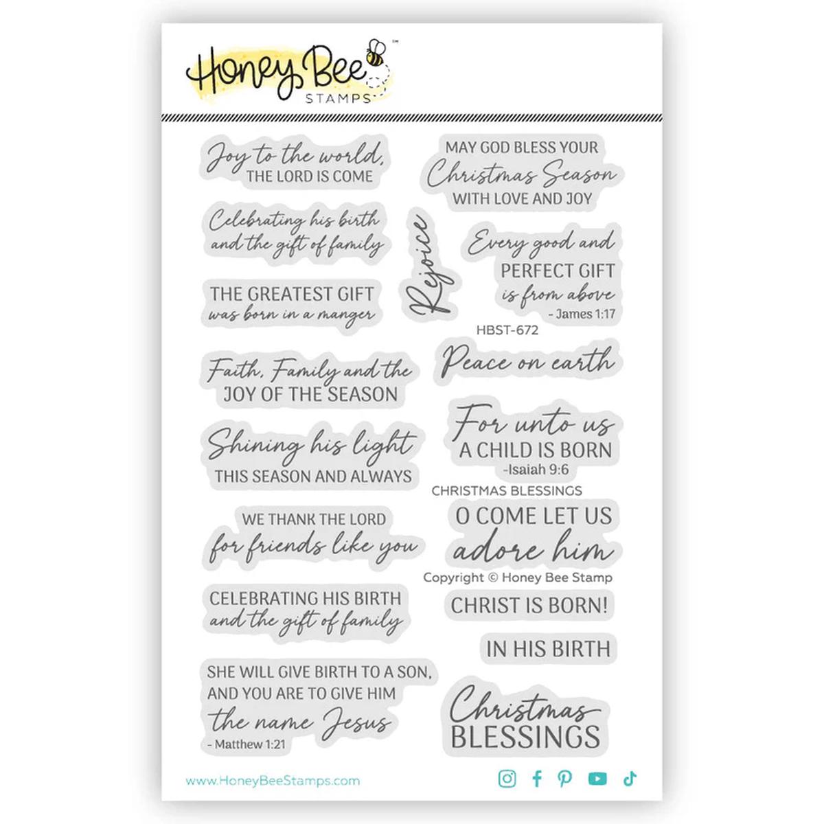 Christmas Blessings Stamp Set