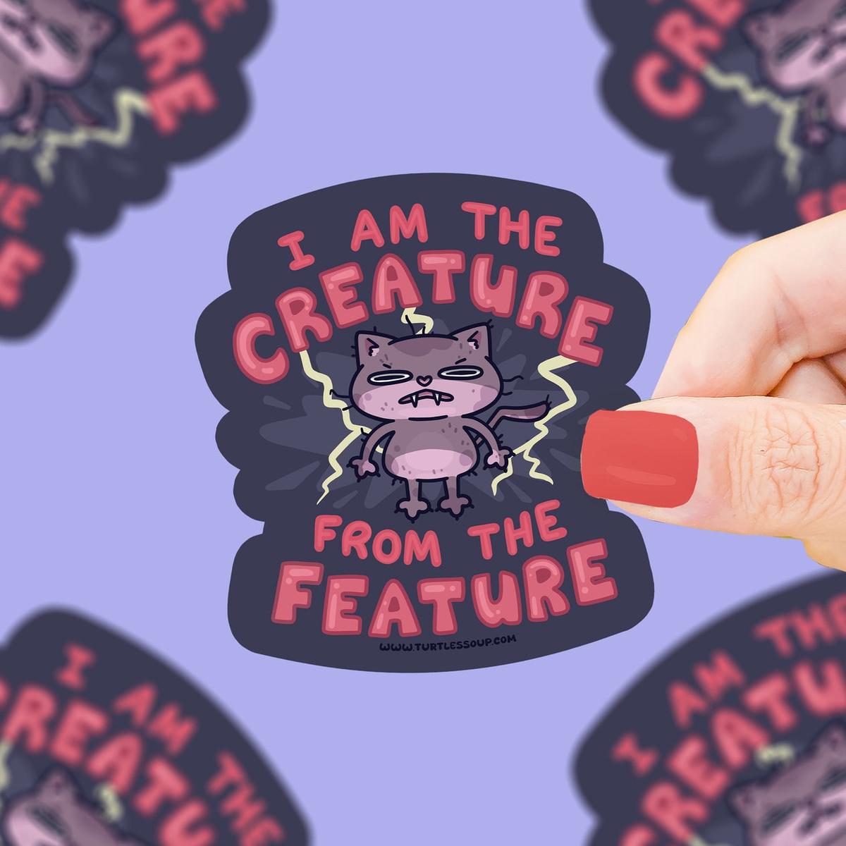 Creature Feature Vinyl Sticker