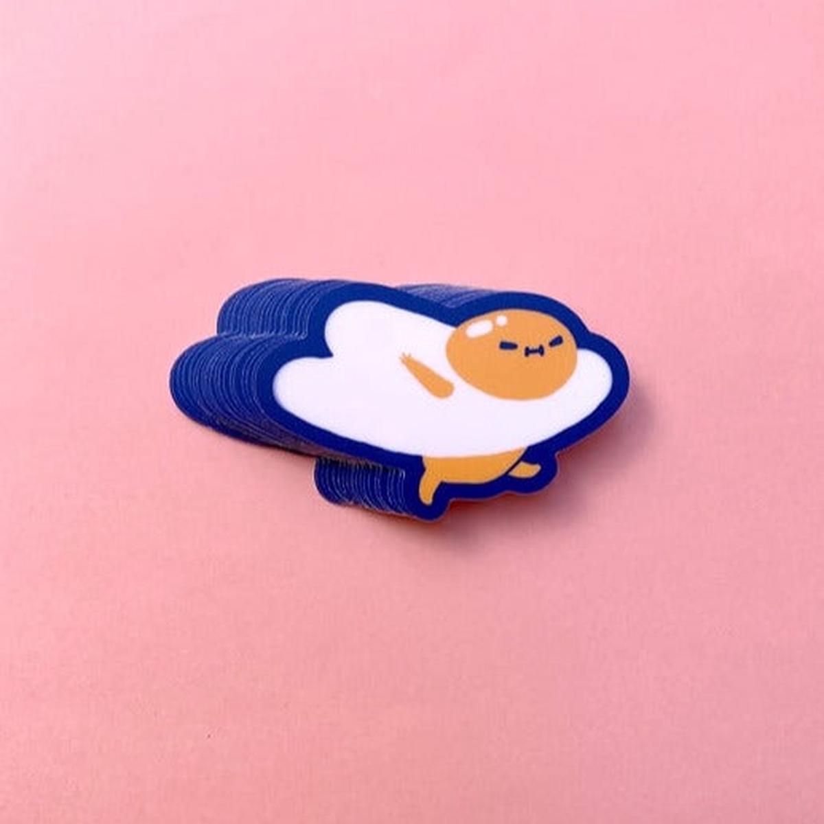 Hannakin - Runny Egg Vinyl Sticker