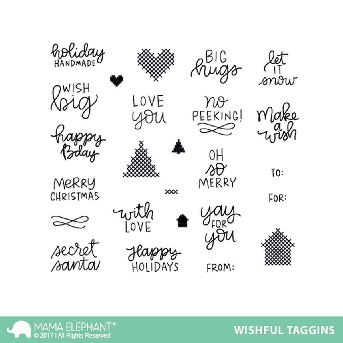 Wishful Taggins Stamp Set