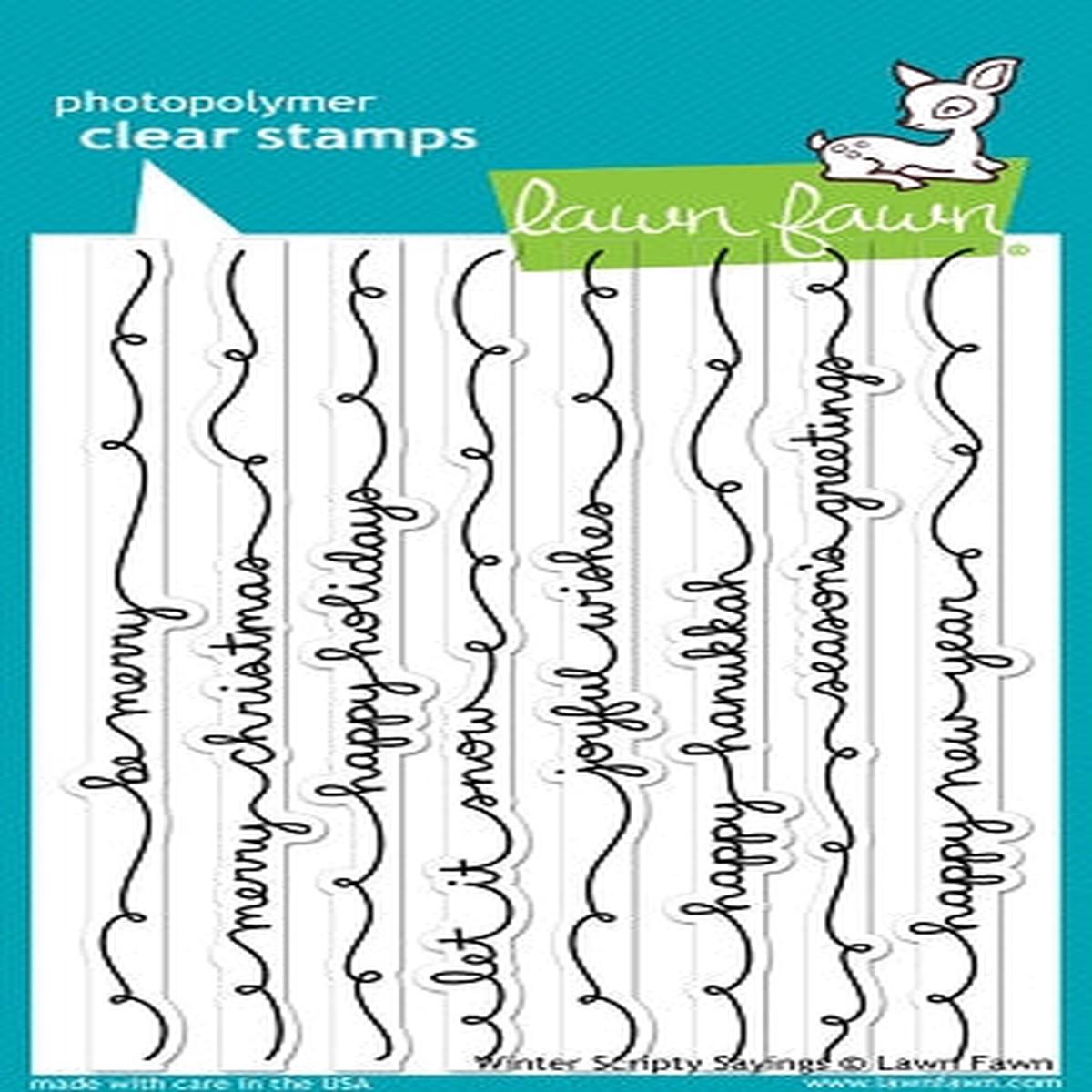Winter Scripty Sayings Stamp Set