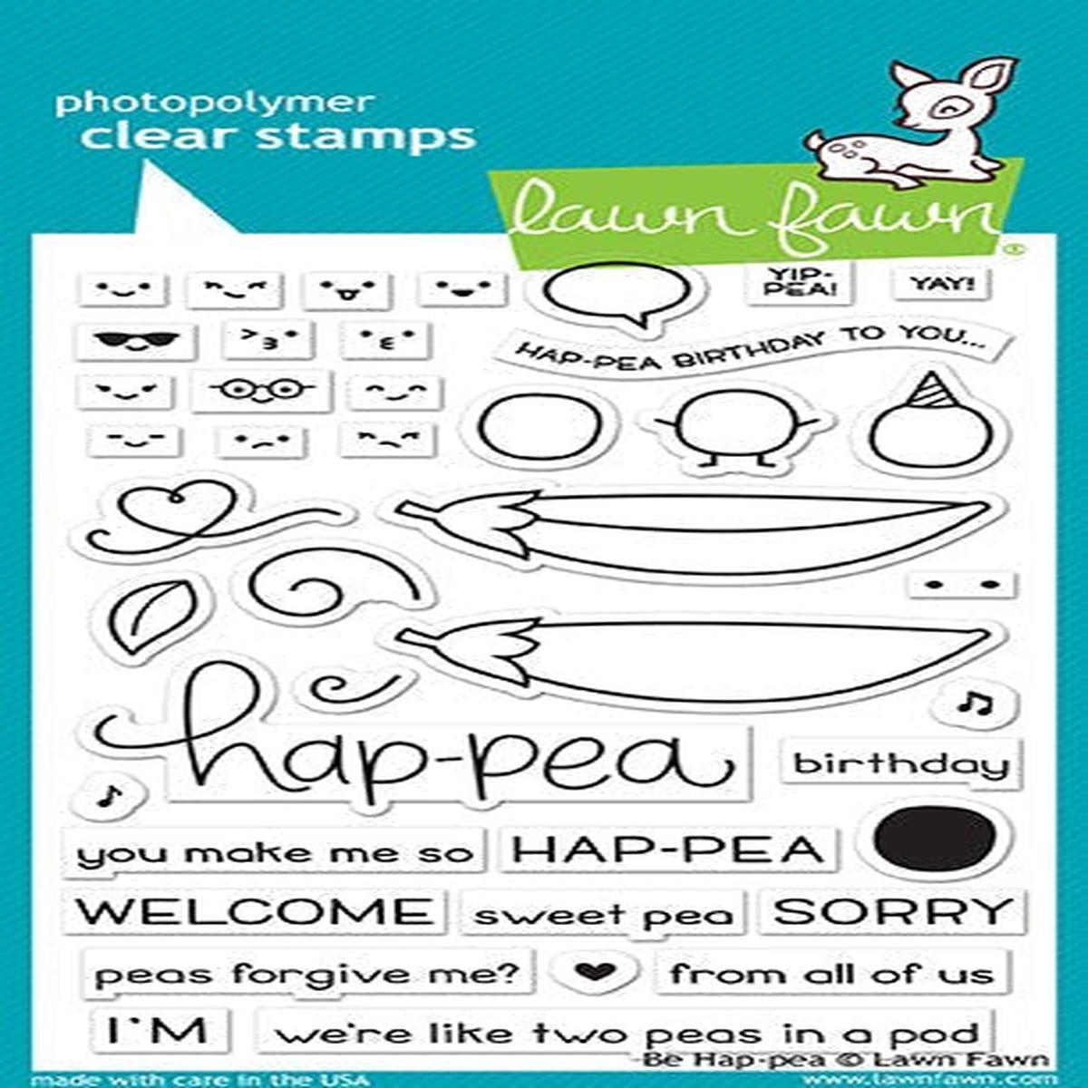 Be Hap-Pea Stamp Set