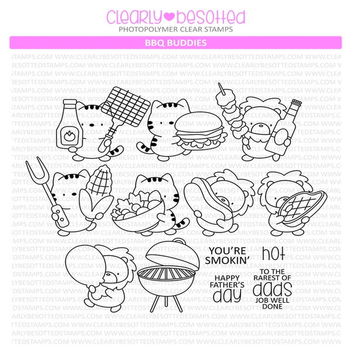 BBQ Buddies Stamp Set