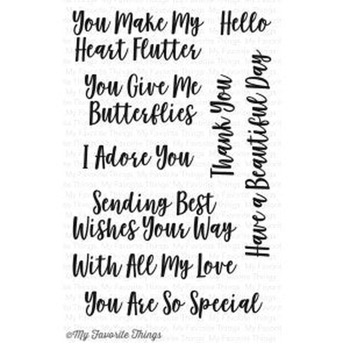 You Give Me Butterflies Stamp Set